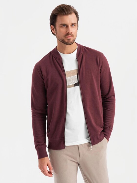 Bluza Ombre, Rozmiar XL, Bordowy, OM-SSZP-0215
