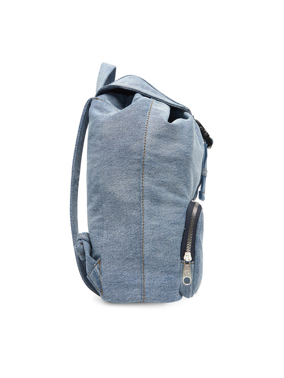 Calvin Klein Calvin Klein Plecak Denim Luna Mini Flap Backpack LV04F3216G Błękitny