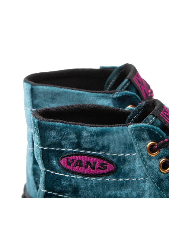 Vans velour bleu sale