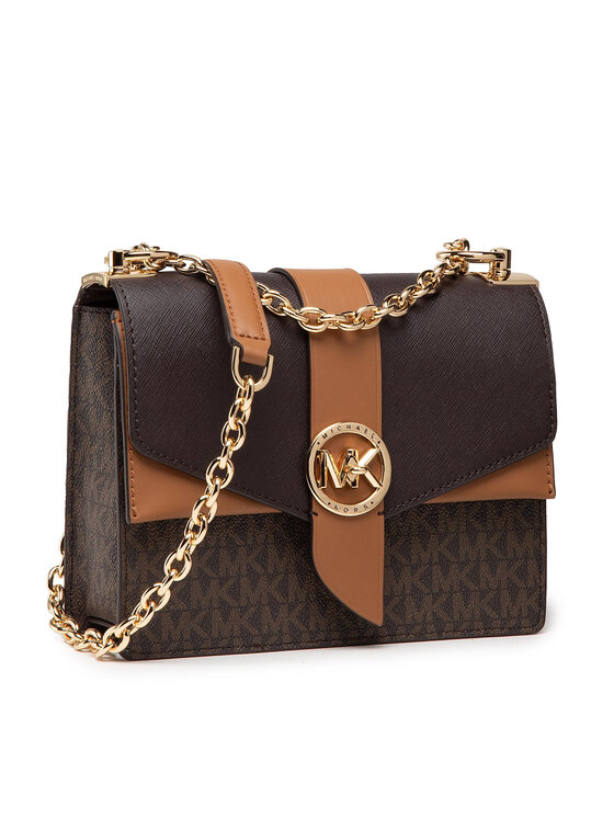 MICHAEL Michael Kors MICHAEL Michael Kors Handtasche Greenwich 32S1GGRC0B Braun