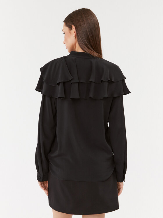 Marella Marella Bluse Zaino 2331161838200 Schwarz Regular Fit