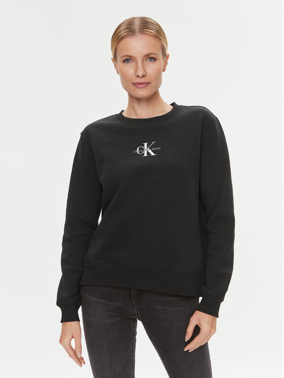 Calvin Klein Jeans Bluză J20J221339 Negru Regular Fit