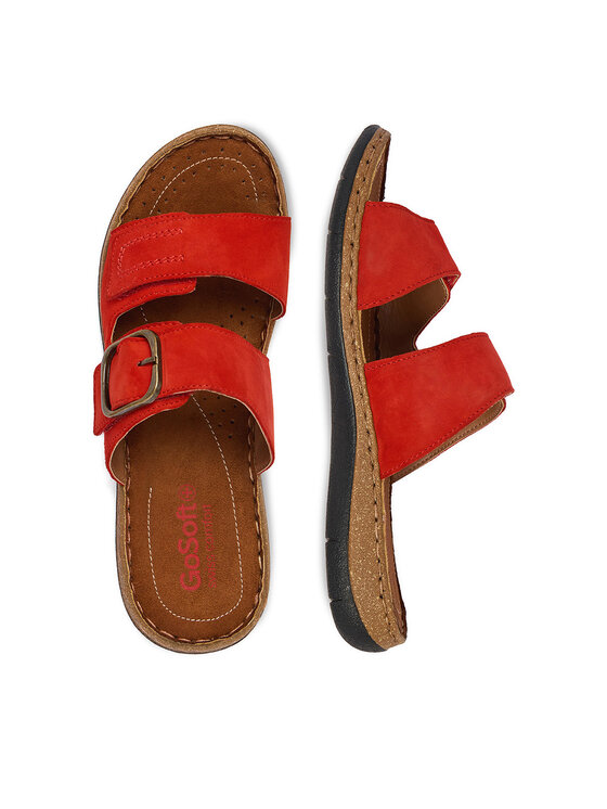 Go Soft Go Soft Ciabatte CEO-WI23-4773-09 Rosso