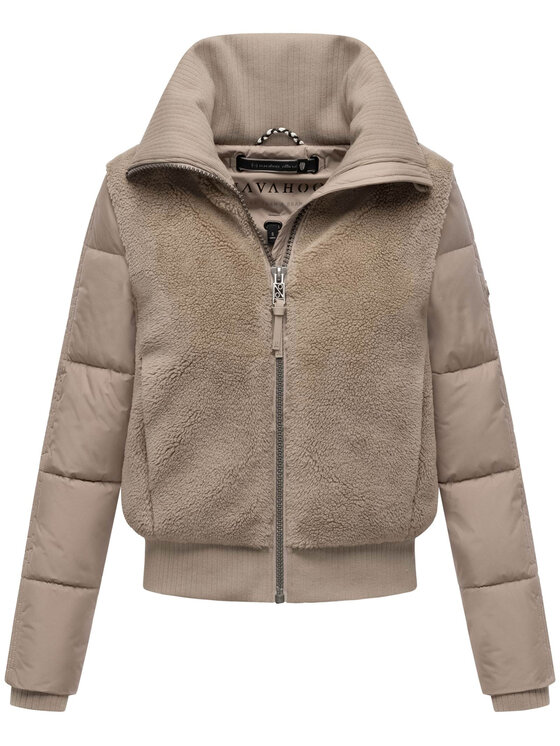Navahoo Navahoo Kurtka zimowa Teddyzone Szary Regular Fit