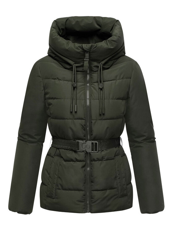 Marikoo Marikoo Kurtka zimowa Himee Zielony Regular Fit