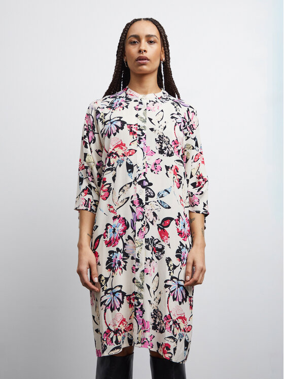 ICHI Rochie de vară 20118269 Colorat Regular Fit