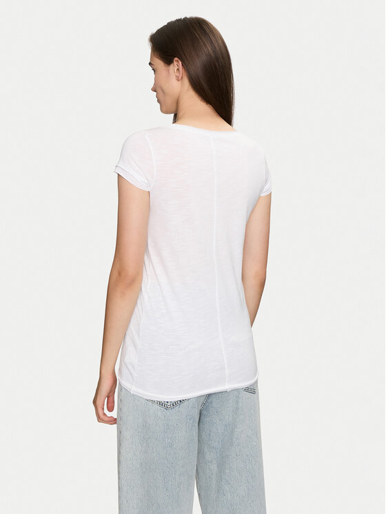 Sisley Sisley T-shirt 3TNHL4007 Bijela Regular Fit
