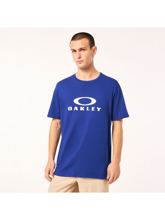Oakley Oakley T-Shirt FOA402167 Niebieski Regular Fit