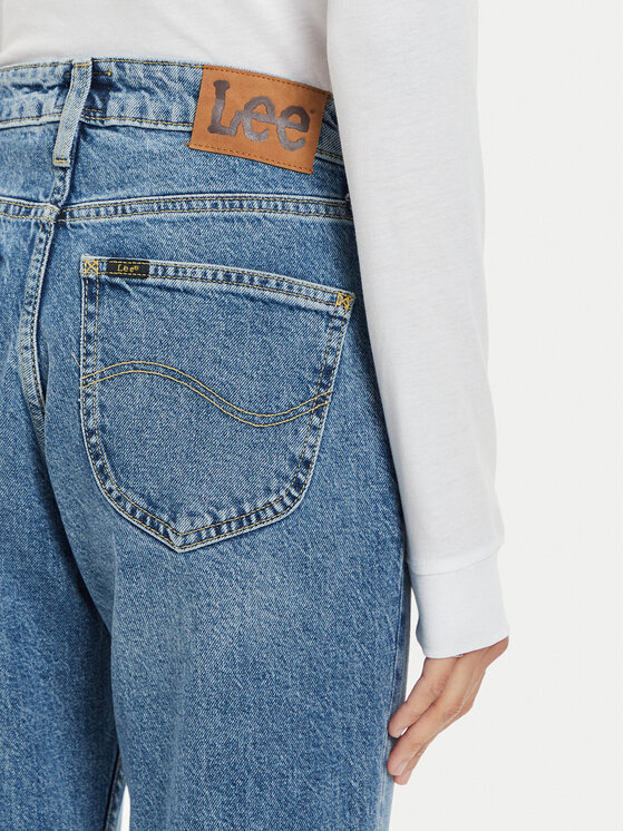 Lee Lee Jeansy Carol 112354457 Niebieski Straight Fit