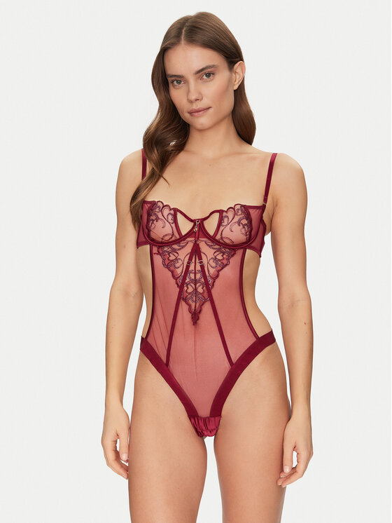Hunkemöller Hunkemöller Body Scarlett 301036 Vișiniu