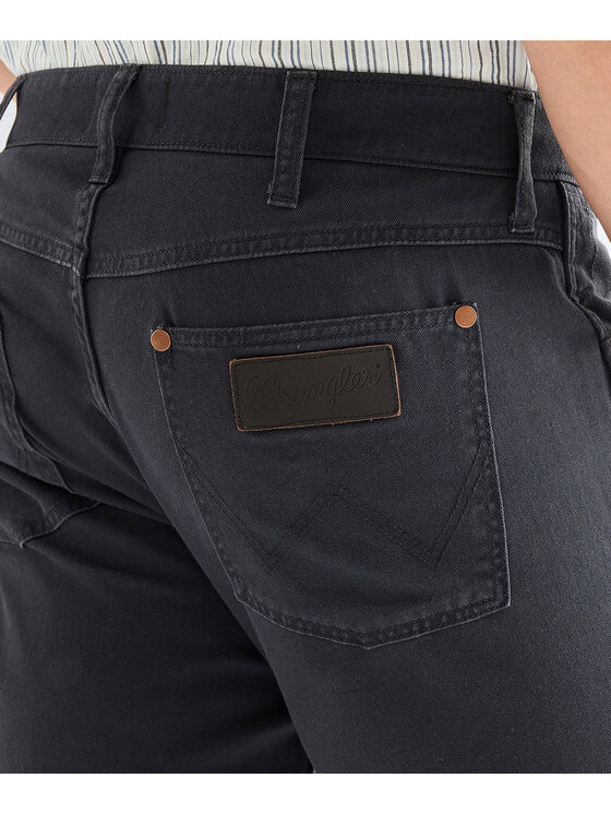 Wrangler Wrangler Spodnie materiałowe 112378954 Granatowy Regular Fit