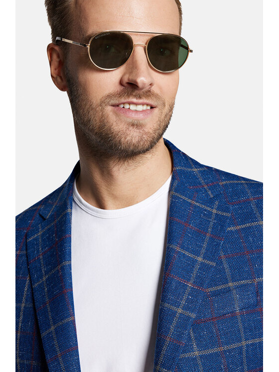 Lancerto Lancerto Marynarka Soria MA099123000007 Granatowy Slim Fit