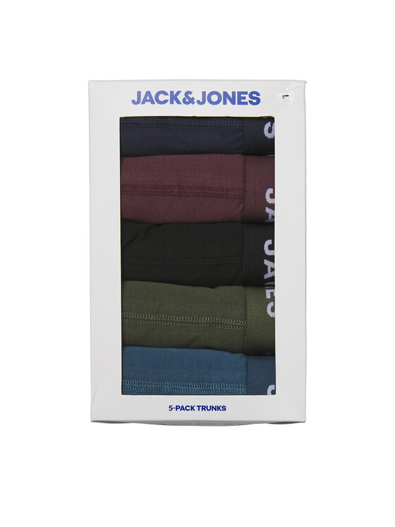 Jack&Jones Jack&Jones Sada 5 kusů boxerek Solid 12259076 Barevná