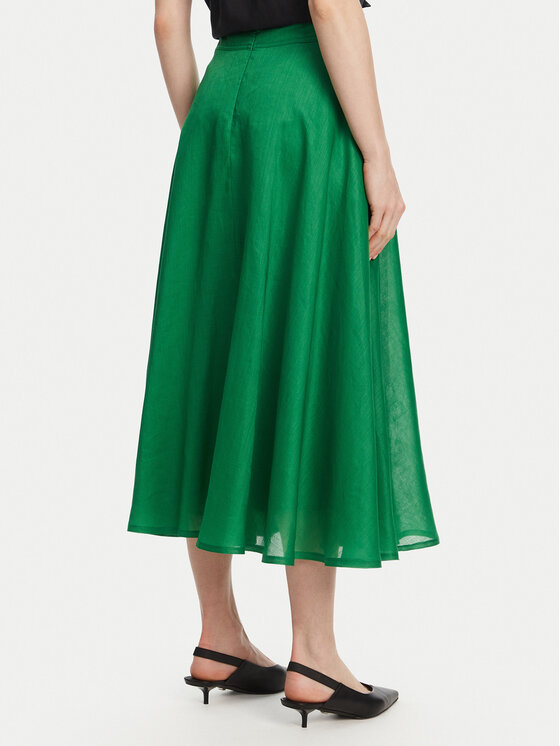 Marella Marella Gonna a trapezio Nippon 2513101082 Verde Regular Fit