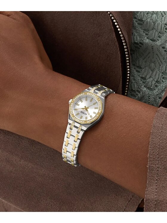 Guess Guess Zegarek GW0931L3 Srebrny