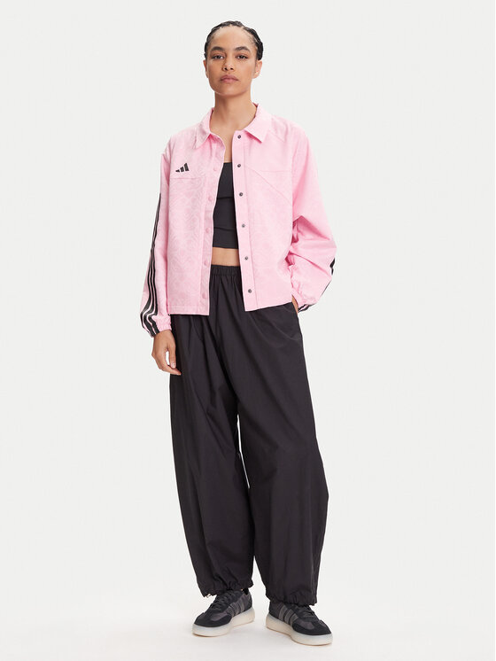 adidas adidas Prijelazna jakna Tiro x Common Goal Coaches JL7648 Ružičasta Loose Fit
