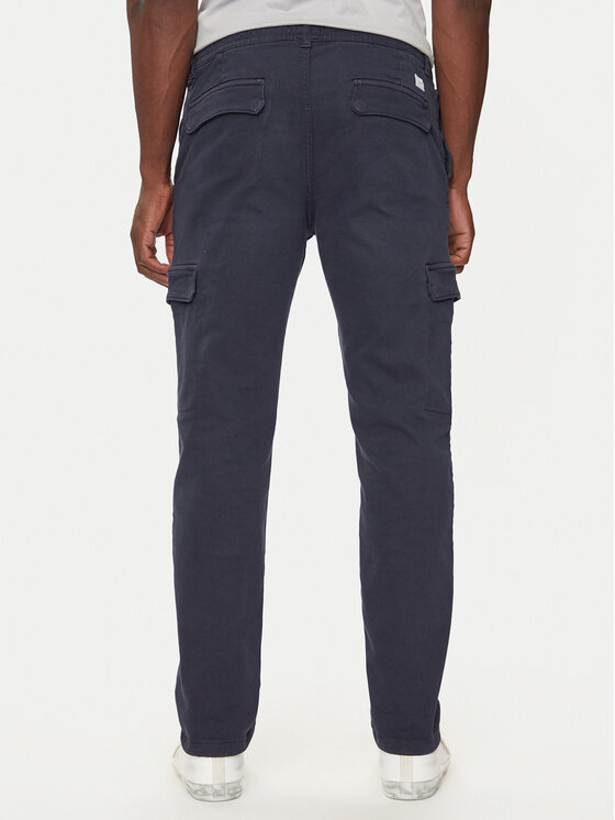 Pepe Jeans Pepe Jeans Hlače iz tkanine PM211725 Modra Slim Fit