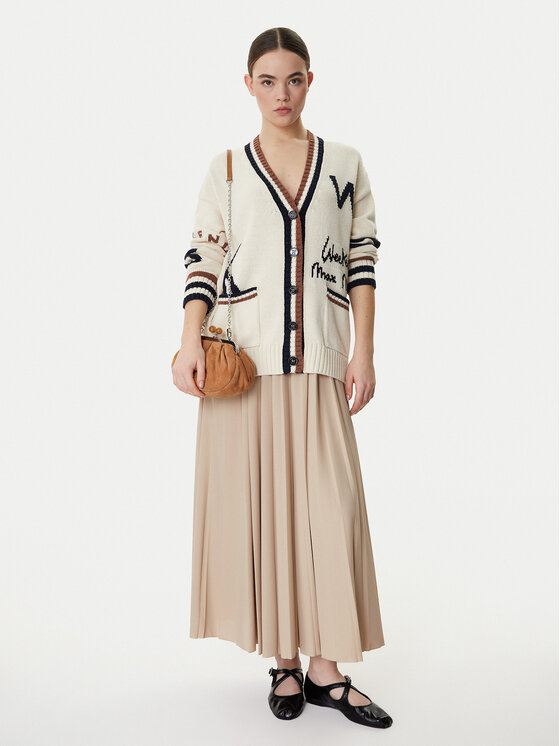 Weekend Max Mara Weekend Max Mara Kardigán Blasone 2615341061 Bézs Relaxed Fit
