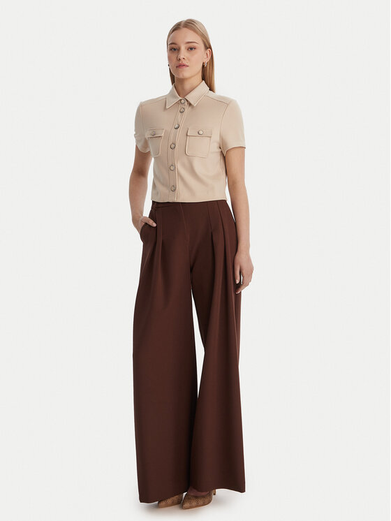 Guess Guess Camicia W6RH83 KCMU2 Beige Regular Fit