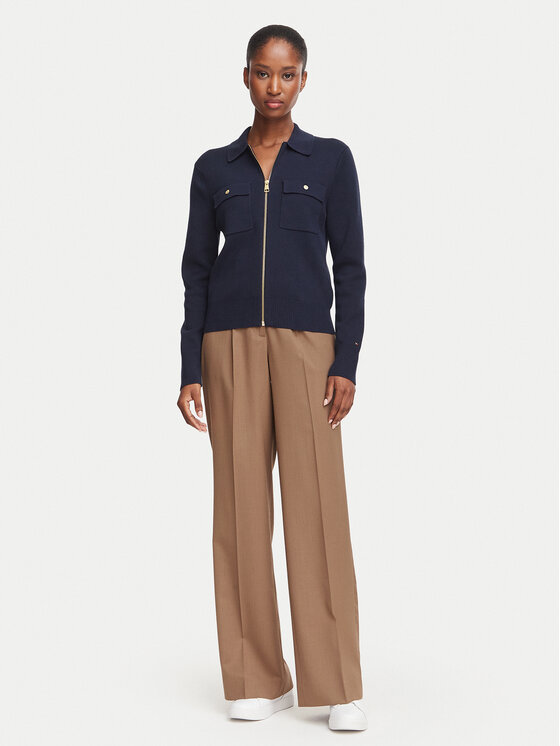 Tommy Hilfiger Tommy Hilfiger Ζακέτα WW0WW51415 Σκούρο μπλε Regular Fit