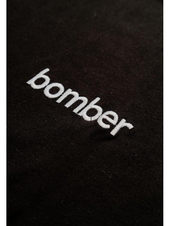The Bomber The Bomber T-shirt The Bomber Logo Nero Shirt Fit