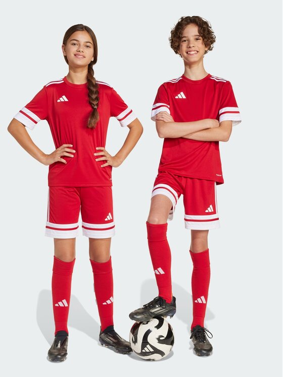 adidas adidas Szorty sportowe Squadra 25 Czerwony Regular Fit