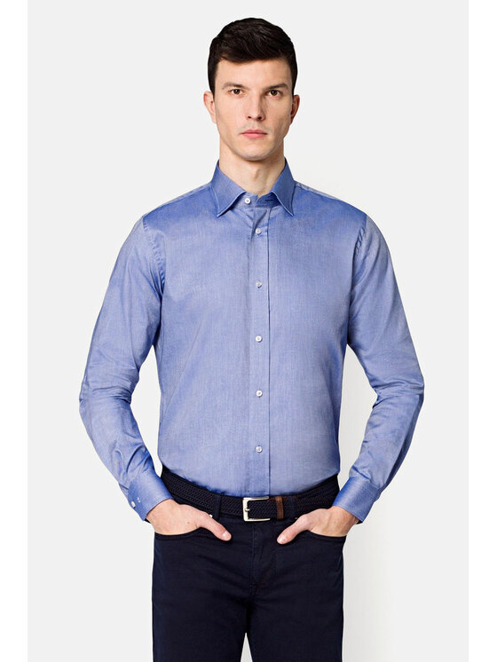 Lancerto Lancerto Koszula Luna 2 KO051118000047 Niebieski Regular Fit