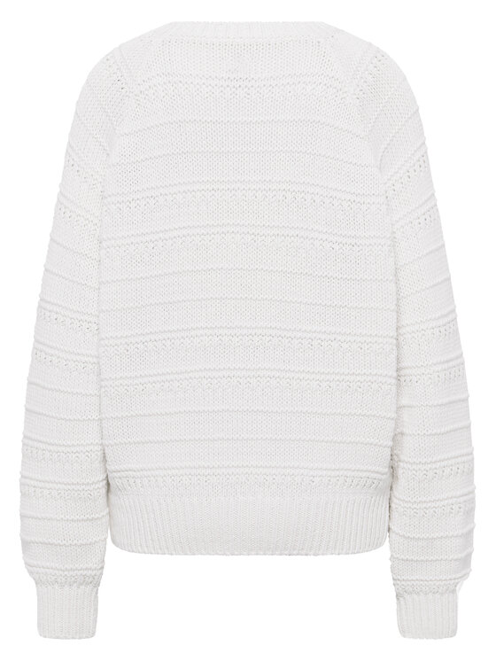 Mustang Mustang Pullover Silas 1016782 Écru Regular Fit
