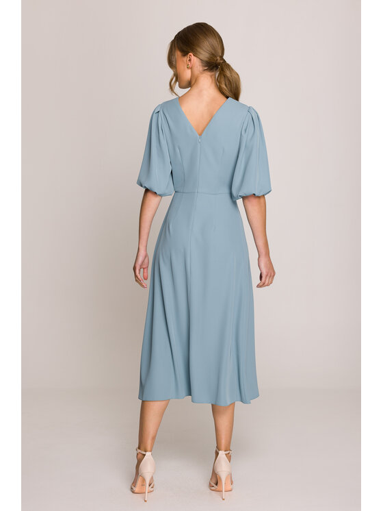 Stylove Stylove Večerní šaty S399 Modrá Premium Fit