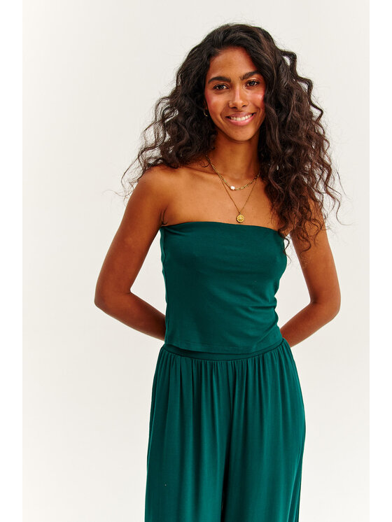 NAOKO NAOKO Top Infinity Forest Dream Zielony Regular Fit