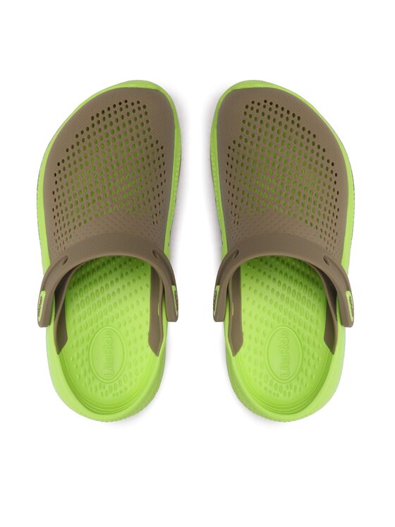 Crocs Klapki Literide 360 Ombre 208281 Khaki | Modivo.pl