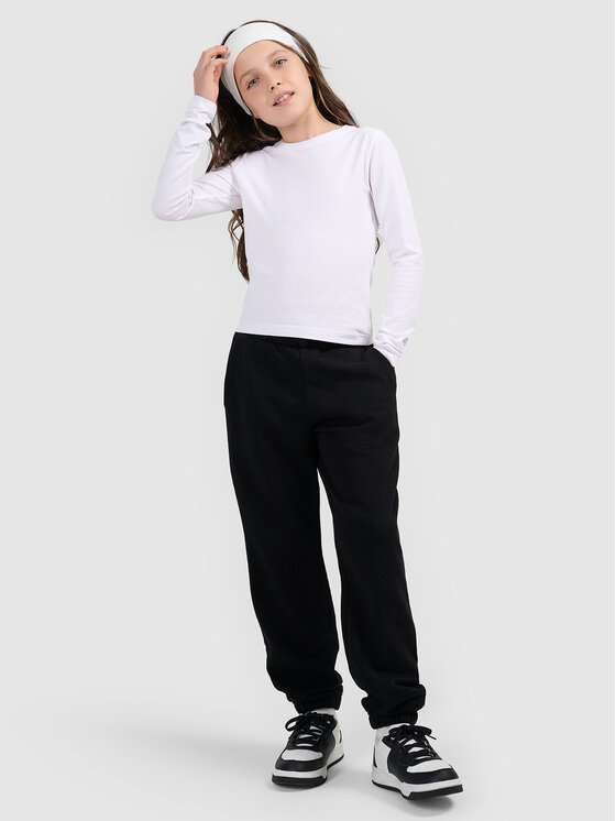4F 4F Spodnie dresowe BASIC+ Czarny Oversize