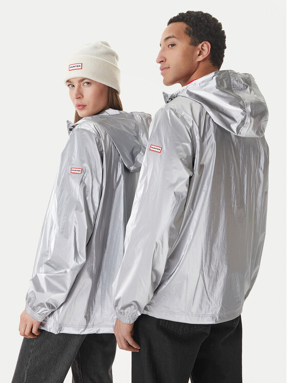Hunter Hunter Neperšlampanti striukė HARU0008261 Sidabrinė Regular Fit
