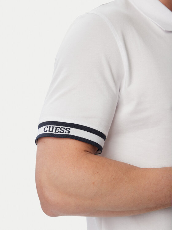 Guess Guess Поло M6GP60 K3076 Білий Regular Fit