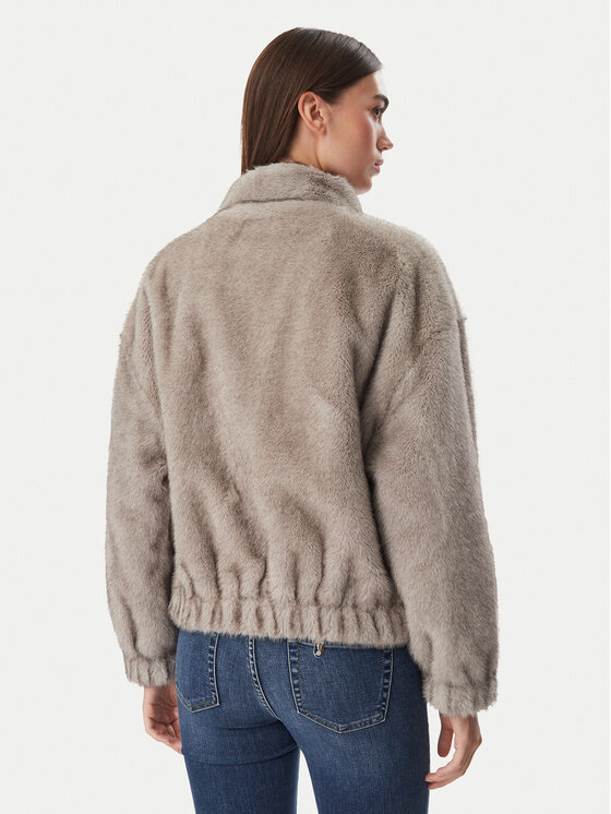Liu Jo Liu Jo Кожено палто WF6215 E1133 Сив Regular Fit