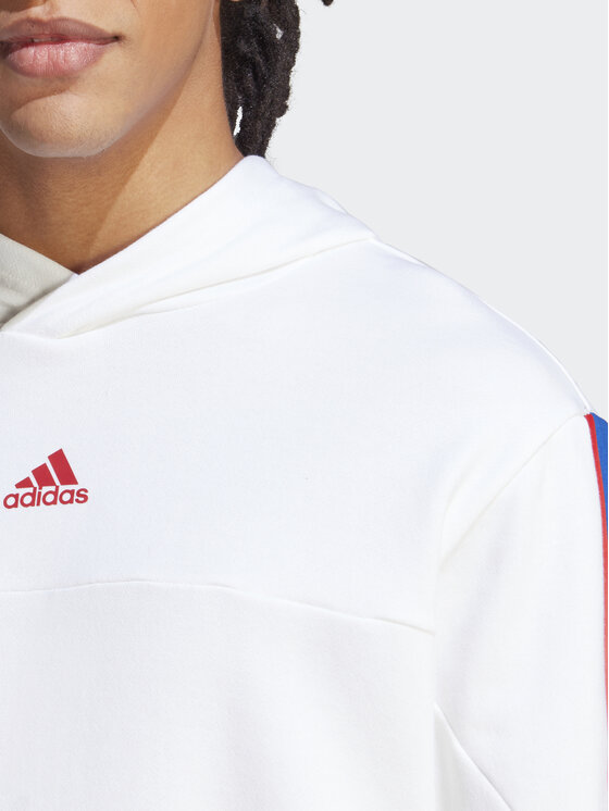 Felpa Brandlove Hoodie IC6789 Bianco Regular Fit