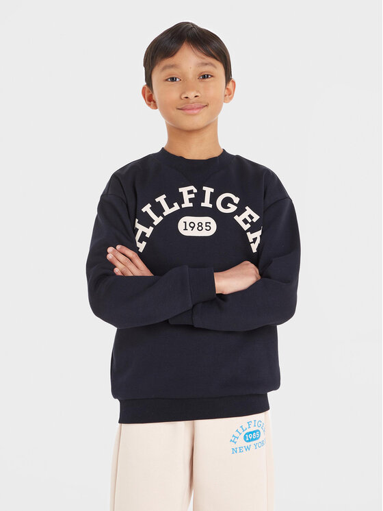 Tommy Hilfiger Tommy Hilfiger Pulóver KB0KB08497 S Sötétkék Regular Fit