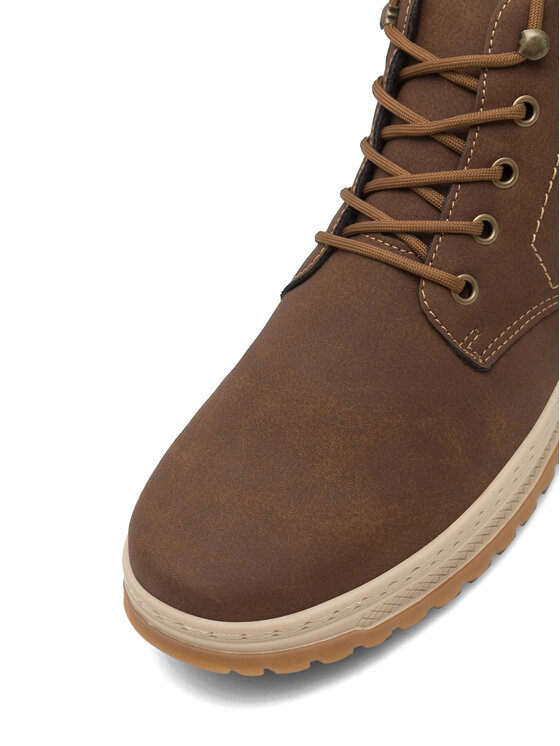 Lanetti Lanetti Schnürschuhe MYL8293-23 Braun
