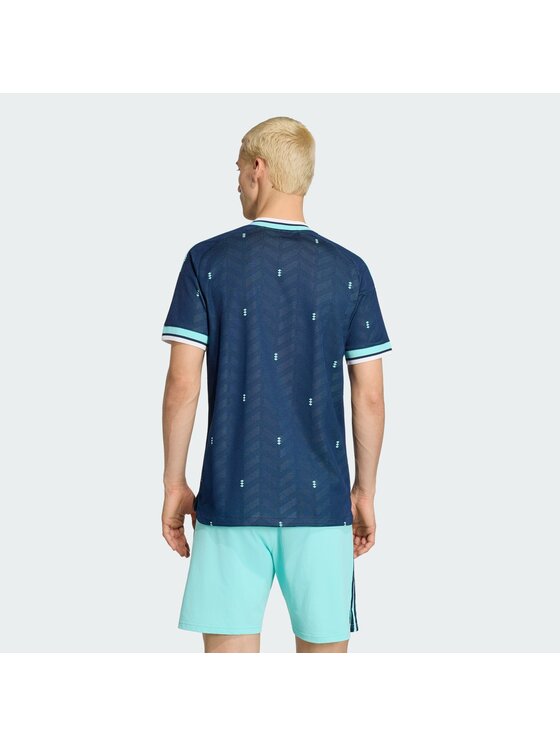 adidas adidas Koszulka techniczna 161908 Niebieski jasny Slim Fit