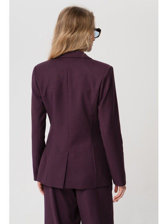 blue shadow blue shadow Marynarka Marietta Fioletowy Regular Fit