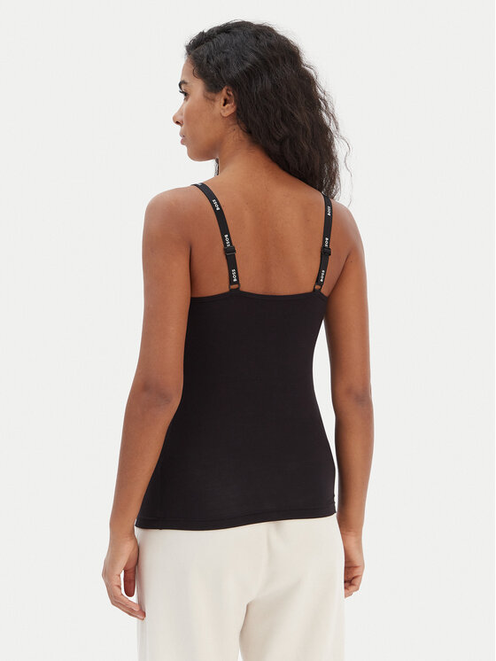 BOSS Boss Top 50515379 Czarny Regular Fit