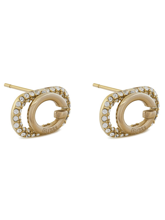Guess Guess Zestaw bransoletka i kolczyki JUBS04 693JW Złoty