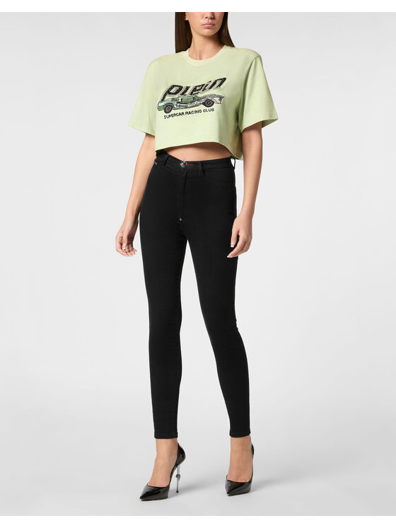 PHILIPP PLEIN PHILIPP PLEIN T-Shirt 22899 Zelená