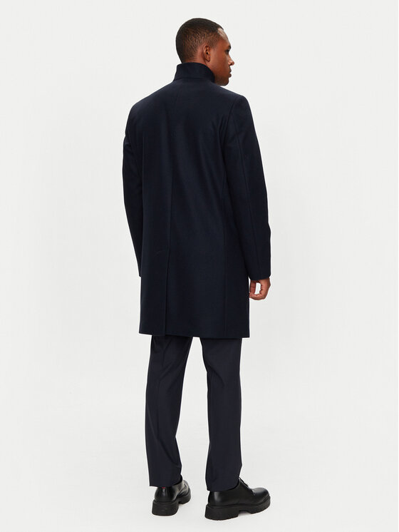HUGO Hugo Palton de lână Mintra X2441 50528837 Bleumarin Regular Fit