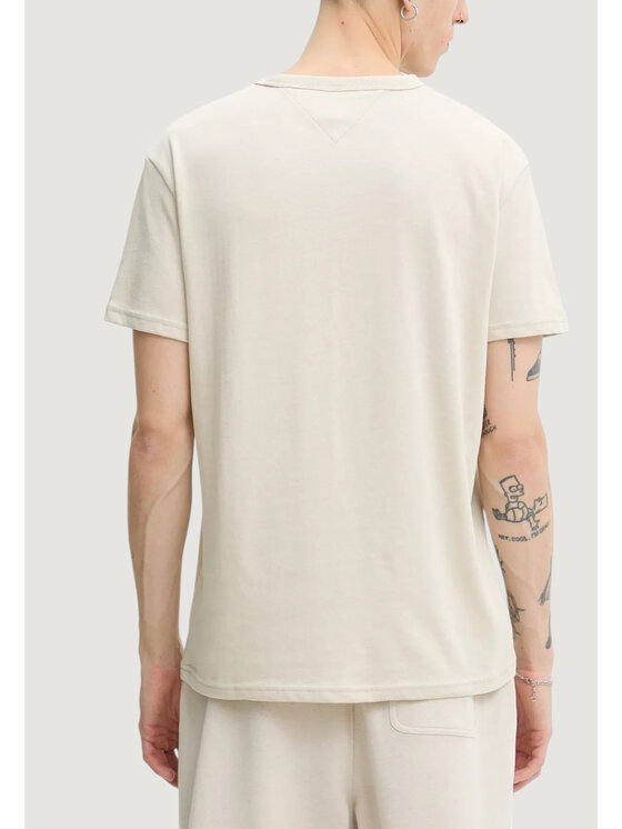 Tommy Jeans Tommy Jeans T-shirt DM0DM22667 Beige Casual Fit