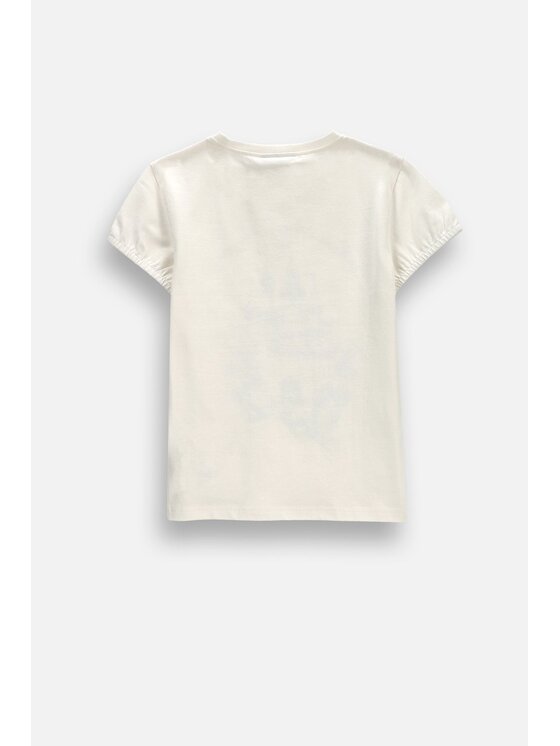 Coccodrillo Coccodrillo T-Shirt ZC6143201FGK-003 Krémová Regular Fit
