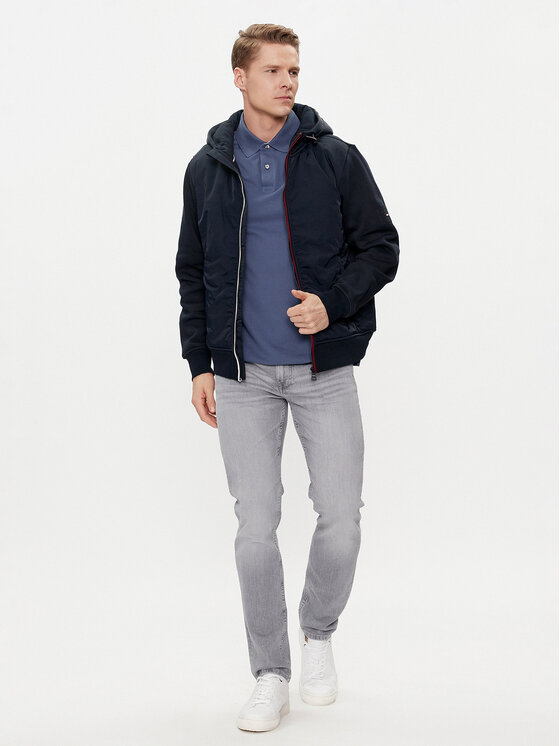 Tommy Hilfiger Tommy Hilfiger Átmeneti kabát MW0MW31490 Sötétkék Regular Fit