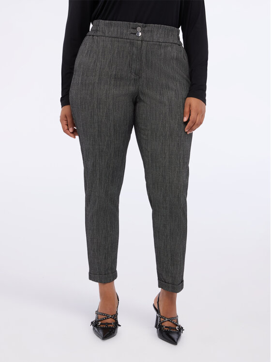 Fiorella Rubino Fiorella Rubino Pantaloni di tessuto P616L002275N0S3 Grigio Regular Fit