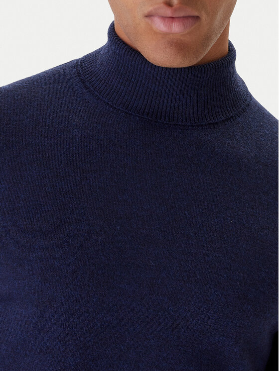 Robe di Kappa Robe di Kappa Rollkragenpullover 6005650 830 Dunkelblau Regular Fit