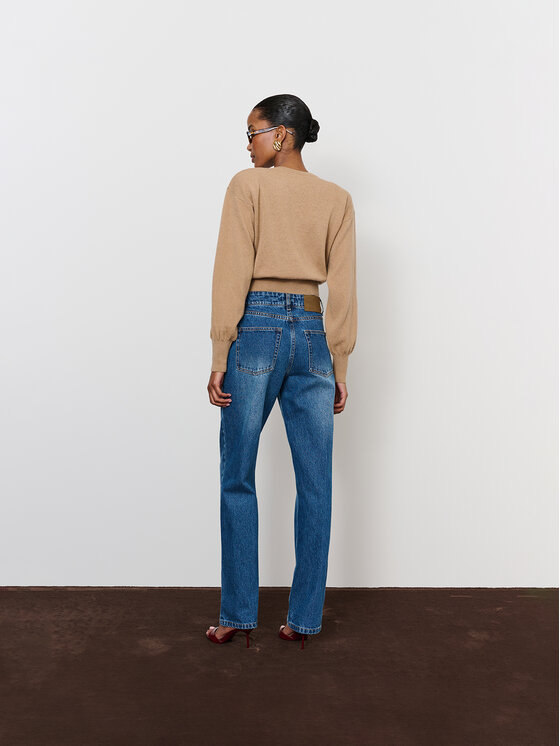 La Mania La Mania Maglione BELLE Beige Casual Fit